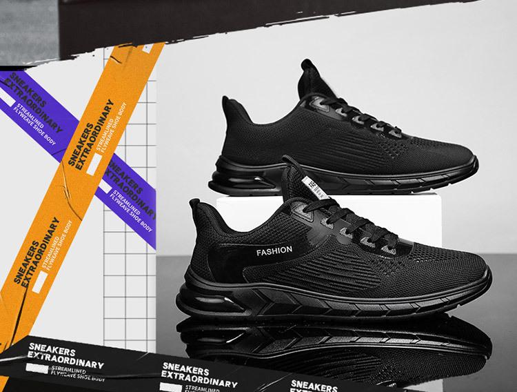 Men's Shoes, Sports Shoes, Men's Soft Soles 2025 New Summer Mesh Shoes, Korean Version of Trendy Breathable Running Casual Shoes