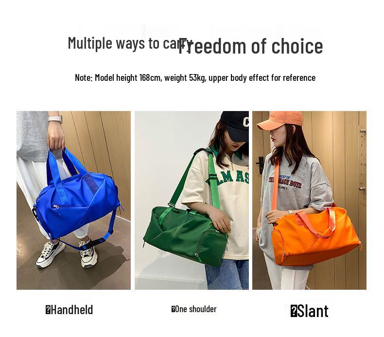 Geantă de sală rezistentă la apă cu compartiment pentru pantofi pentru bărbați și femei - Separare uscat/umed, Capacitate mare, Ideală pentru călătorii scurte