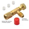 Air-conditioning Fluoride Safety Valve A/C Anti-Air Leakage Brass
