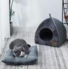 New Triangle Cat Nest Closed Cat House Pet Nest Warm and Thickened Deep Sleep Dog Nest Pet Supplies Closed Cat Bed Cat Tents