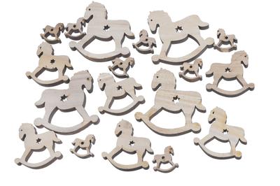 Wooden Cutouts - Rocking Horses 129CAN7827
