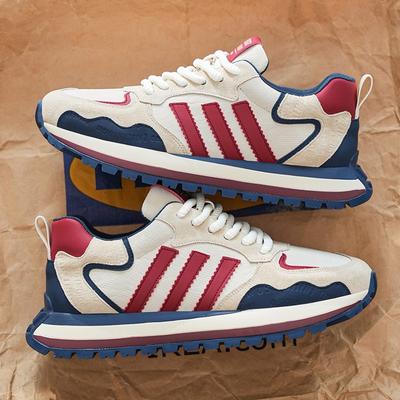 Herrenschuhe Frühjahr 2025 neue Sport- und Freizeitmode-Laufschuhe mit dreiteiliger Plattform und rutschfester Forrest Gump-Papa-Schuhe