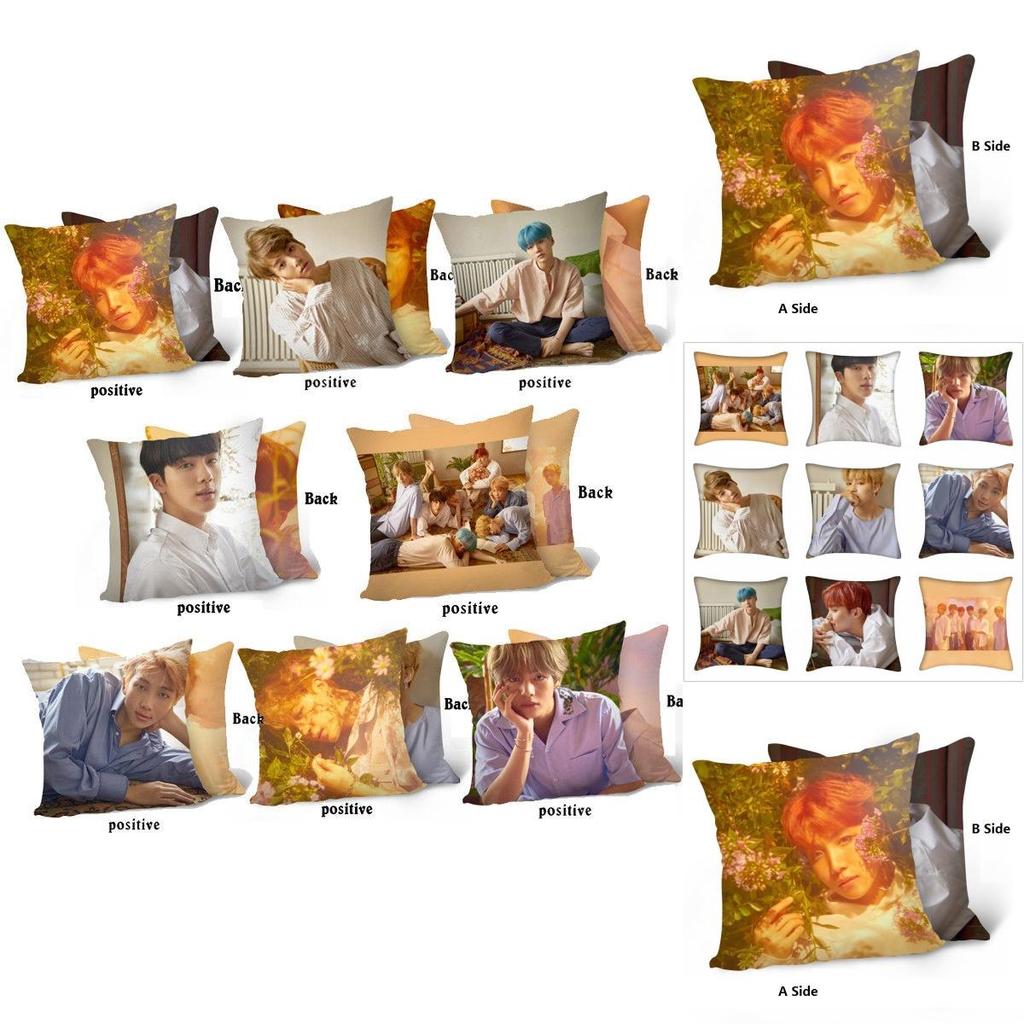 Bts Pillow Kpop Case Bangtan Boys Doublesided Love Yourself Pillow Cover