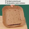 100PCs Air Fryer Disposable Liners Non-stick Disposable Liners Square Air Fryer Parchment