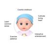 Babypuppe Spielzeug Hochsimulation Kinder Pädagogisches Rollenspiel Puppenspielzeug mit Ton
