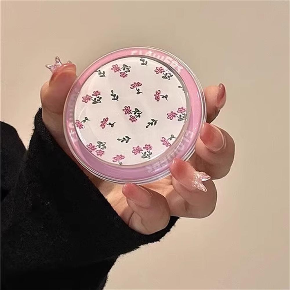 

Korean INS Cute Pink Flower For Magsafe Magnetic Phone Grip Tok Stand For iPhone 16 17 Wireless Charging Case Holder Ring