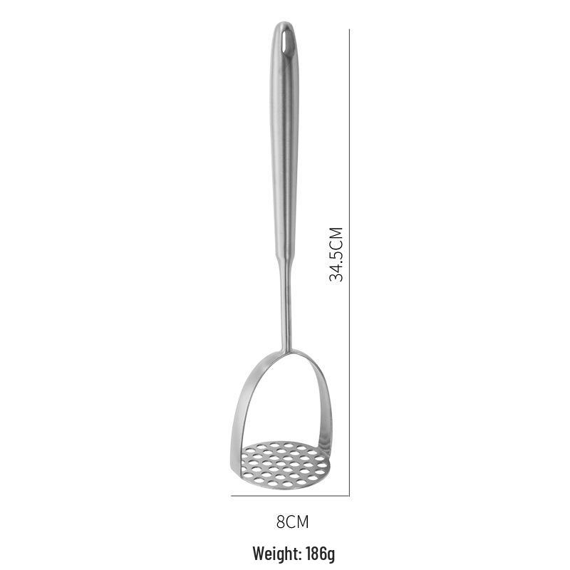 304 Stainless Steel Multifunctional Potato and Pumpkin Masher for Baby Food