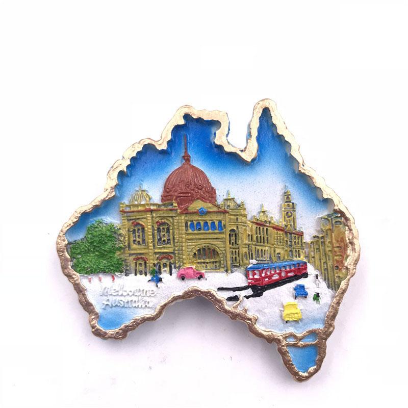 Sydney Australia Melbourne Kangaroo Magnetic World Tourism Souvenir 3D Sydney Koala Opera House Fridge Magnets Collection Gifts
