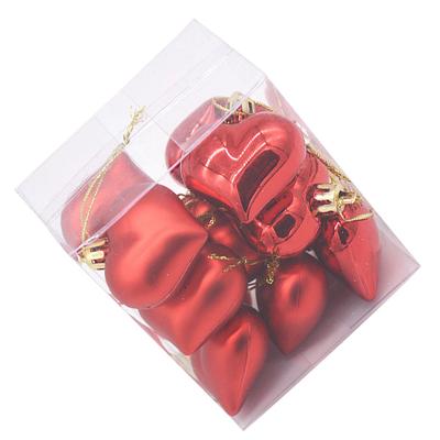 12 Pieces Room Decorations Exquisite Ple Festival Prop Decors Valentine's Day Heart-shaped Decoration Small Props for Home