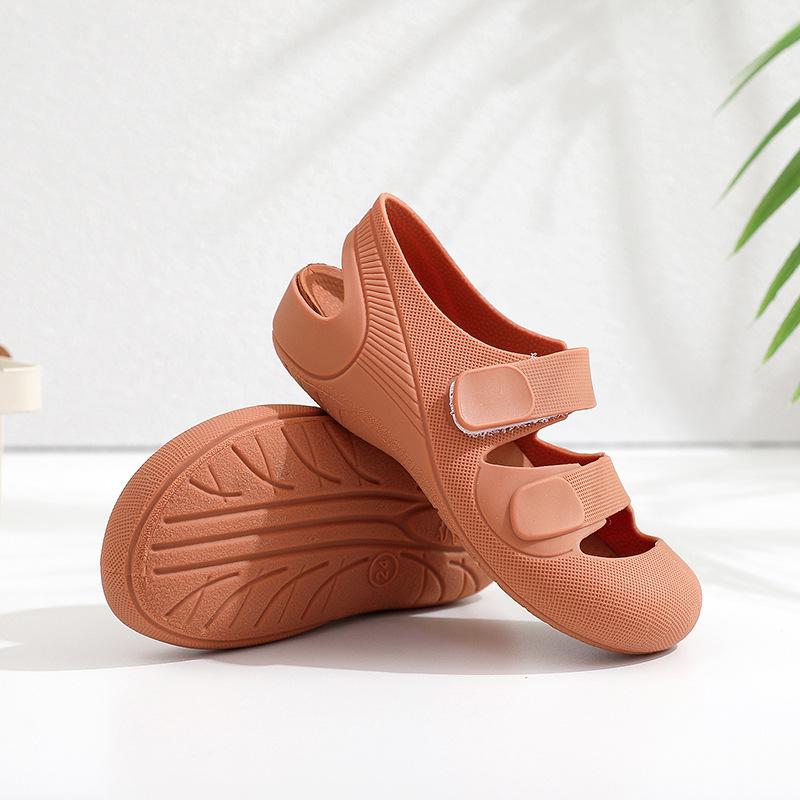 Letní dětské sandály Baby Batole Měkké Neklouzavé Boty Princezna Dětské Plážové Sandály Roman Sandály Protiskluzové