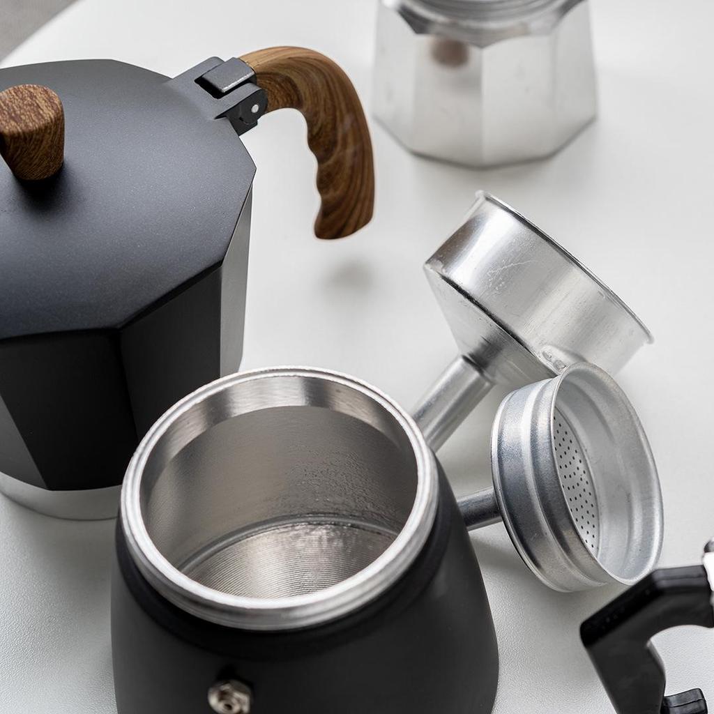 Popular Aluminum Moka Pot for Home Use: Italian Portable Espresso Drip Coffee Maker