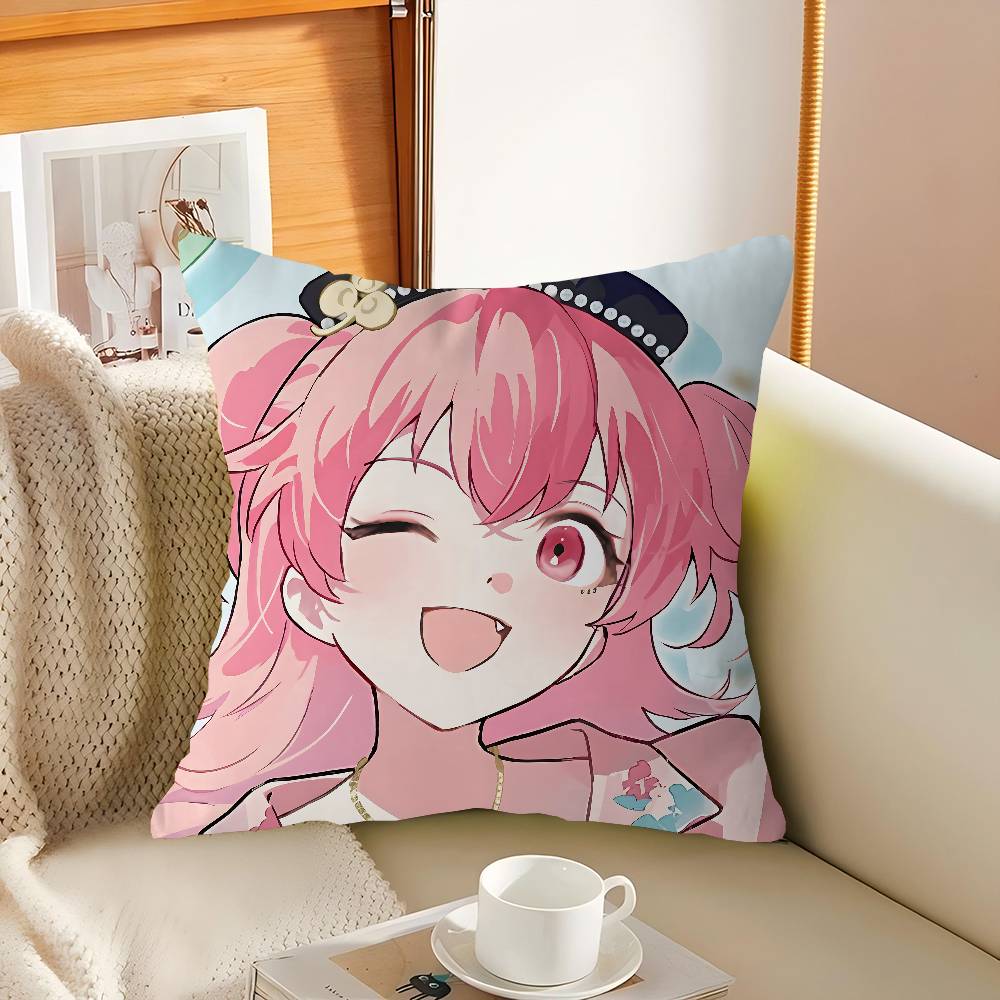 A-Airi Momoi Cartoon Cushion Cover Decorative Pillow Sofa Home Decor Case Pillow Cases