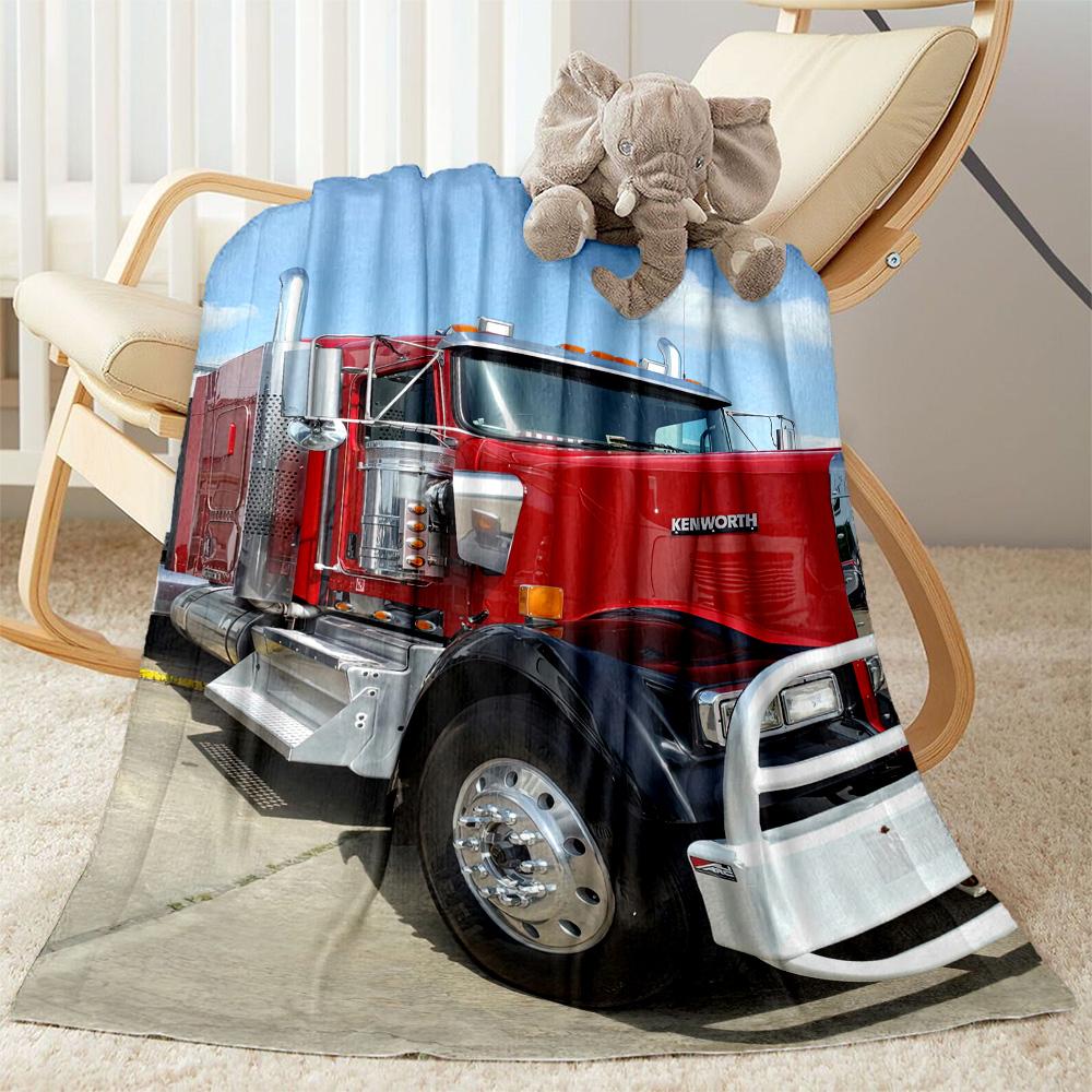Kw Heavy Trucks Blanket Comfortable Great For Bed Picnics Chair For All Occasions Digital Print Gift For Travel Home Birthdays