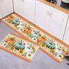 Fall Harvest Sunflower Pumpkin Kitchen Mat Welcome Doormat Decor Farm Corridor Balcony Rugs Bathroom Anti-slip Floor Mat Decor