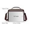 WEIXIER Men's Leather Crossbody Shoulder Bag Waterproof Messenger Briefcase Satchel Travel Bag Handbags Adjustable Strap