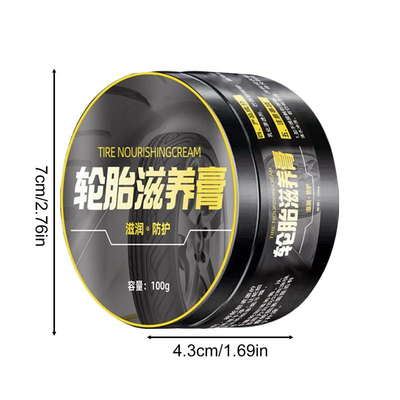Wheel Shine For Car Tires 100g Car Tire Shine Spray Multipurpose Stain Remover Maintenance Cream Wheel Dressing Cleaner For