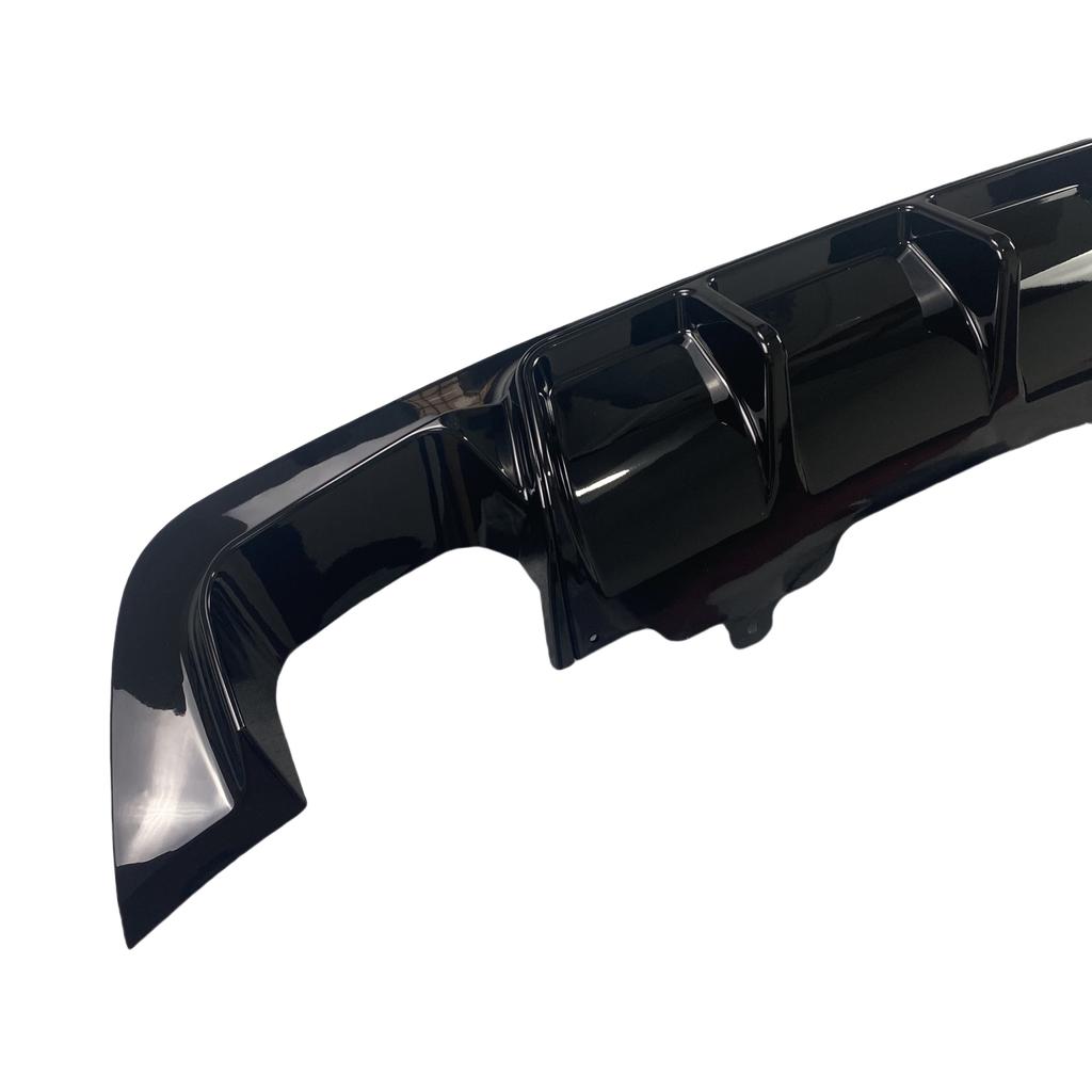 Car Rear Bumper Diffuser Splitter For BMW E60 E61 525i 525d 530i M Sport M-tech M-package 2005-2010 Tuning Gloss Black Bodykits
