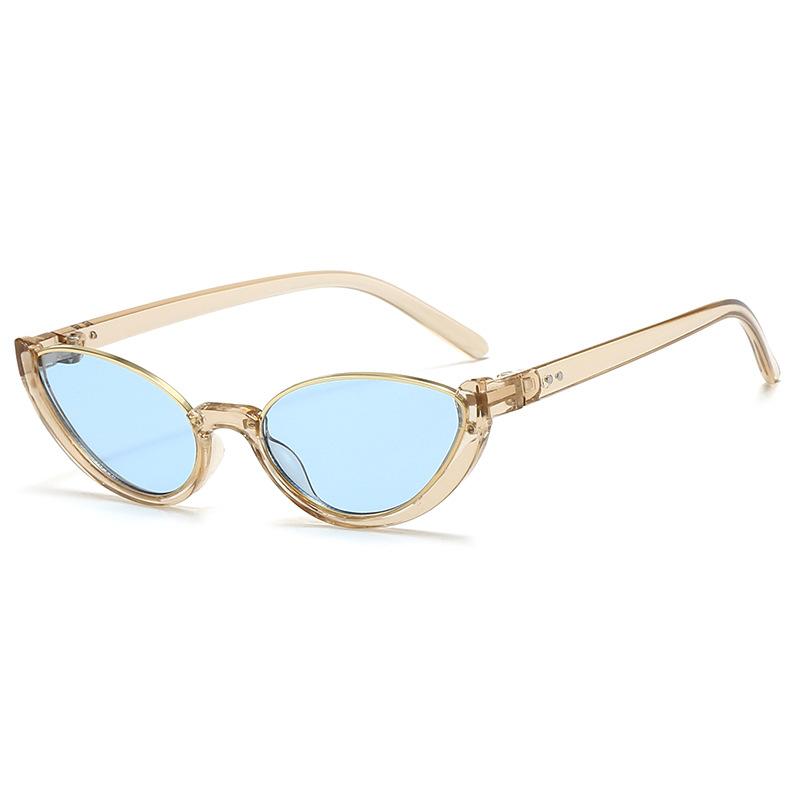 Sexy Small Cat Eye Women's Sunglasses New Fashion Leopard Half Frame Sun Glasses Female Retro Y2k Outdoor Shades UV400