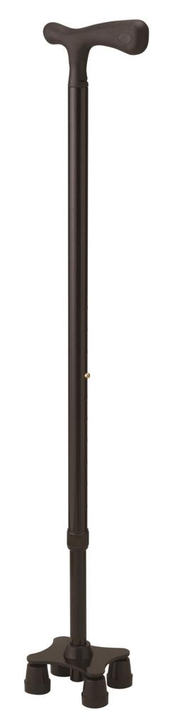 Keihospia Slim cane black height [Tax-free] SSS-12 four-point [Suitable 126-170cm]