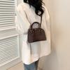 Trendy Street Style Pu Crossbody Bag For Women 2024 Vintage Shell Purse