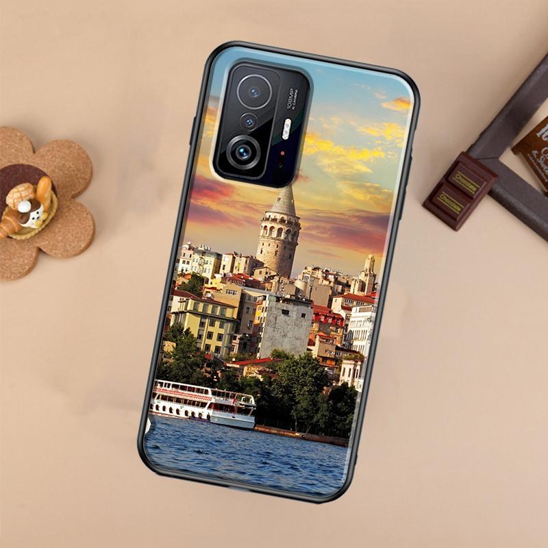 Turkey Istanbul Scenery Building Case For Xiaomi POCO X7 Pro X3 X5 X6 F3 F5 F6 M6 Pro 11T 12T 13T 14T Pro 13 14 Ultra Cover