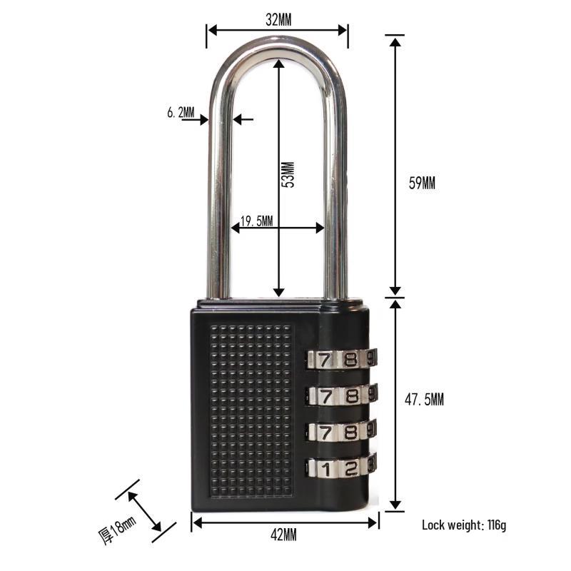 

MDNGMDNG 4-Digit Alloy Combination Padlock Standard