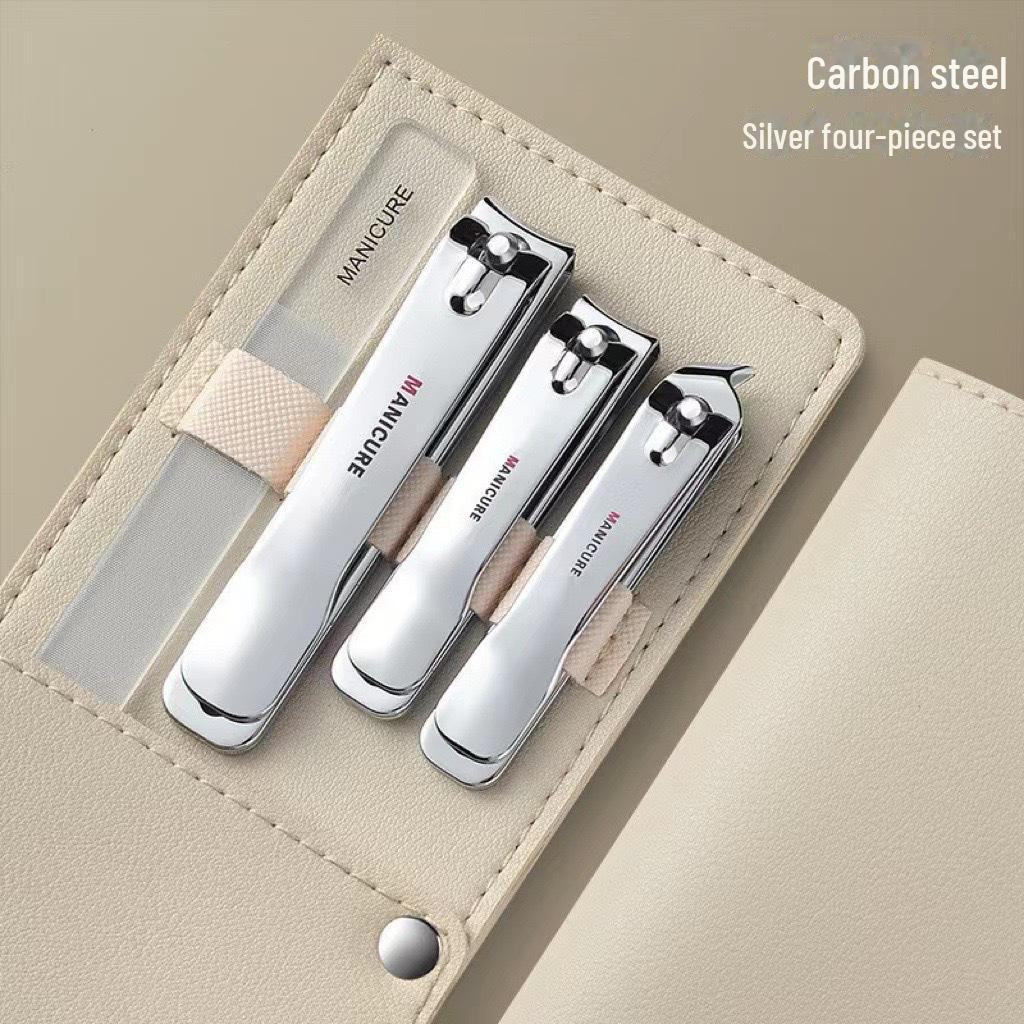 Portable Nail Clippers & Scissors Set: Complete Manicure & Pedicure Kit for Home Use