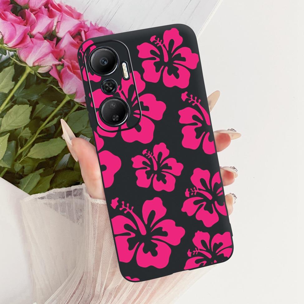 Case For Infinix Hot 20 4G Cover Cute Cat Fashion Butterfly Painted Casing For Infinix X6826 X6826B X6826C