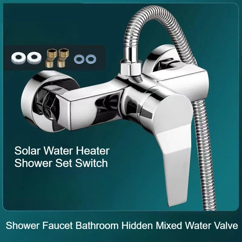 Montat pe perete încălzitor de apă de uz casnic duș robinet baie ascuns rece și mixt supapă duș robinet accesorii duș