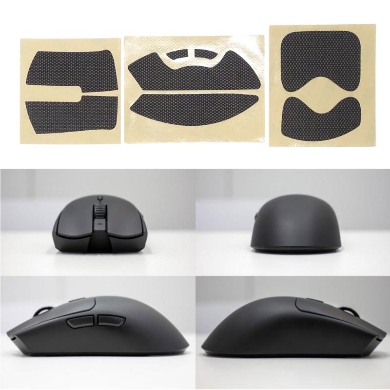 Mouse Grip Tape Skates Handmade Sticker for DeathAdder HyperSpeed Mouse Professional NonSlip Lizards Skin Suck Sweat Pad