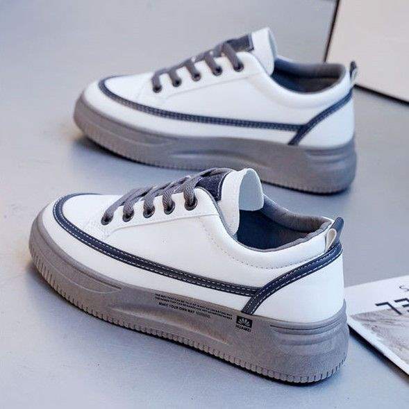 Summer year platform spring and autumn sports board shoes autumn shoes 35 серый