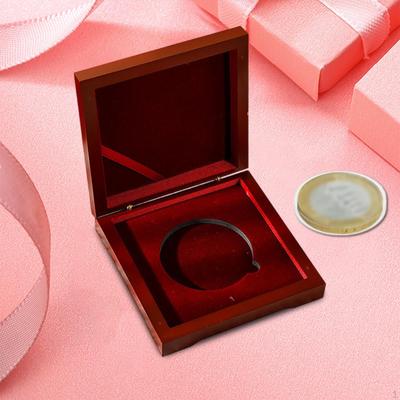 Cutie de prezentare pentru monede de provocare, Cutie pentru medalii, Diametru interior 45 mm Suport comemorativ pentru