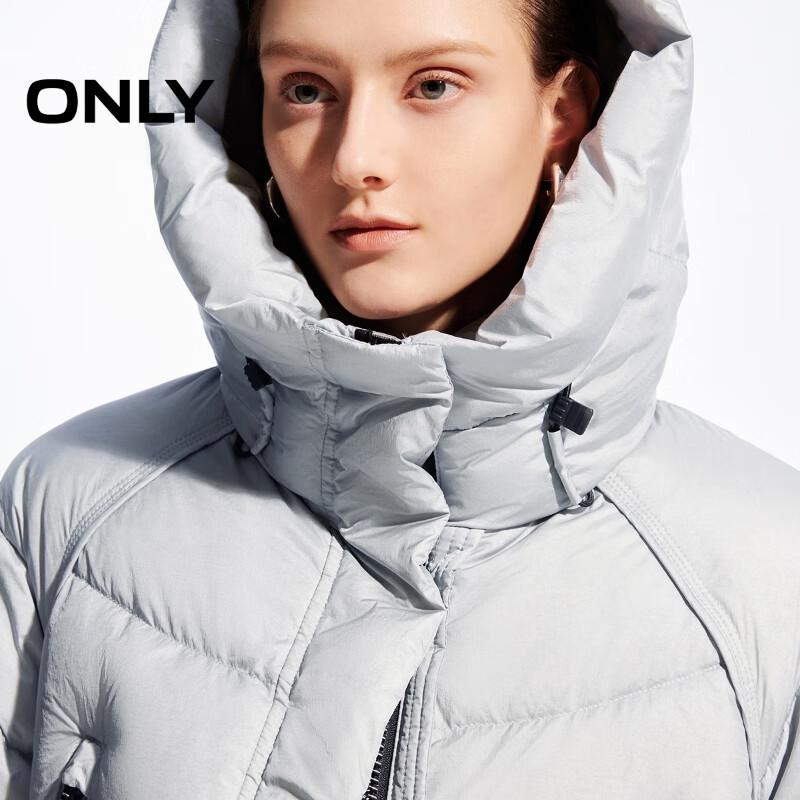 ONLY Women's 90% Duck Down Short Hooded Puffer Jacket