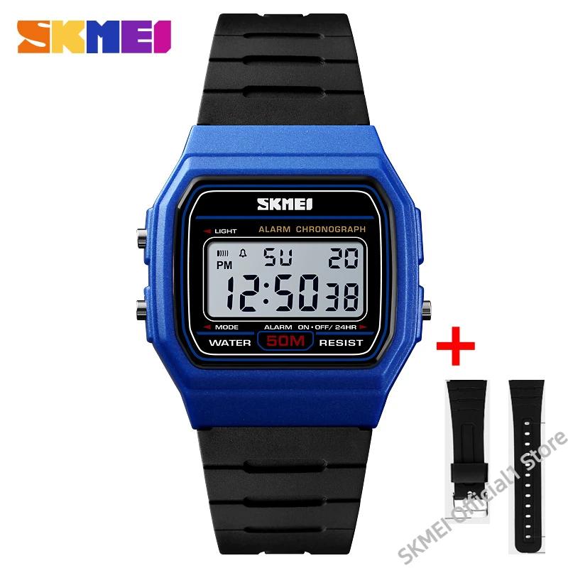 SKMEI 1412 Digitale Horloge voor Vrouwen Koppel Countdown Waterdicht Sport Datum Week Dames Polshorloges Meisjes Klok 1328 Relogio Feminino
