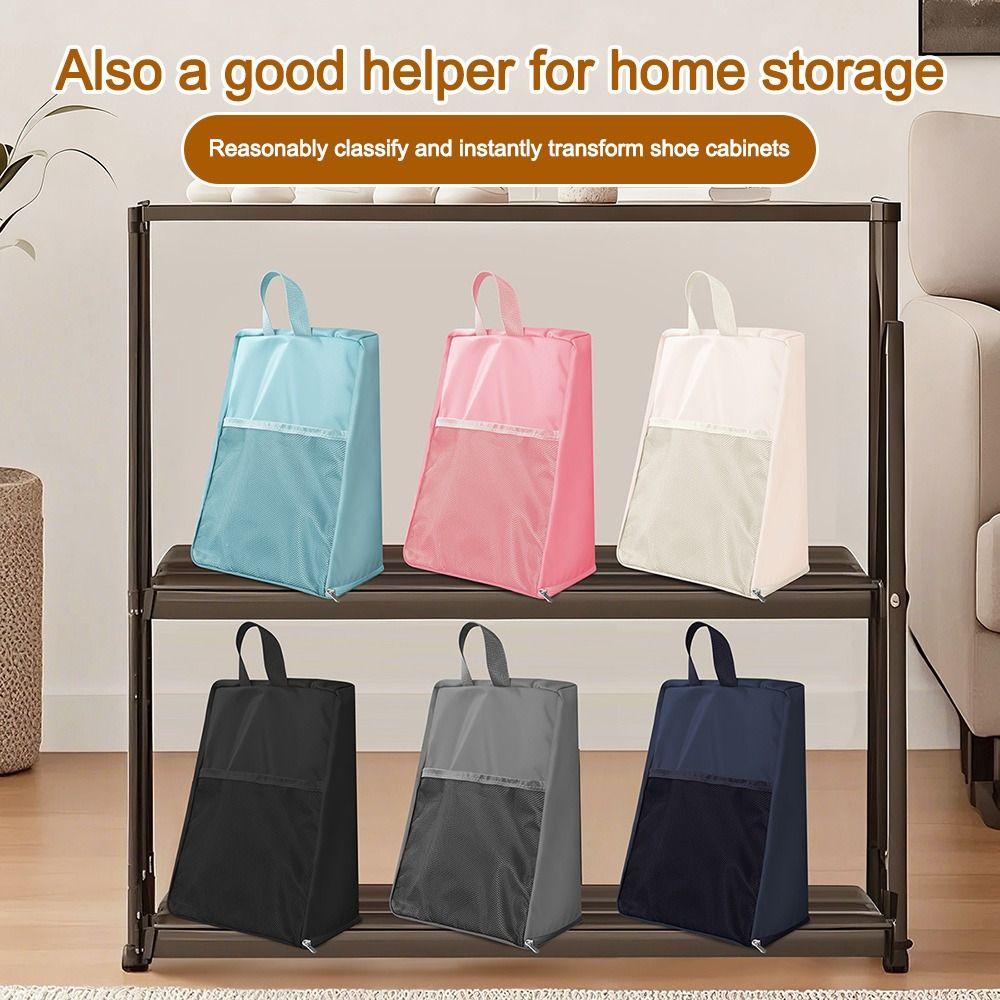 Multifunction Hand-Held Shoe Storage Bag Dustproof Zipper Clothing Organizer Bags Storage Handbag Travel Outdoor