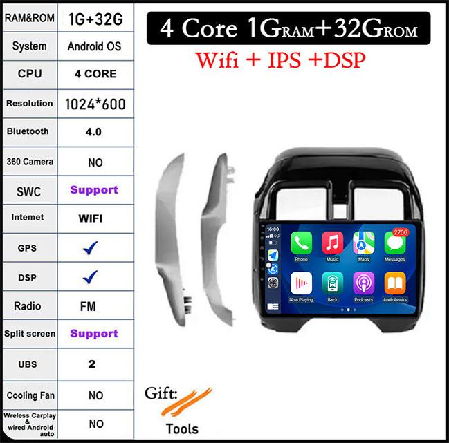 

9 lnch IPS QLED Android 14 For Nissan Latio N17 2014-2016 Car Wifi 4G GPS Auto Carplay Radio Multimedia Video Navigation