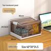 Large Foldable Three-door Student Book & Clothing Organizer Box