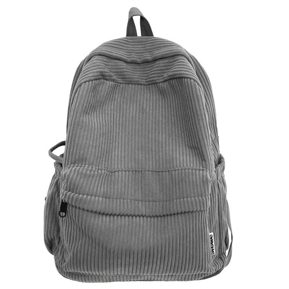 

Рюкзак школьный однотонный большой вместимости в японском стиле, повседневный, для студентов, для работы серый