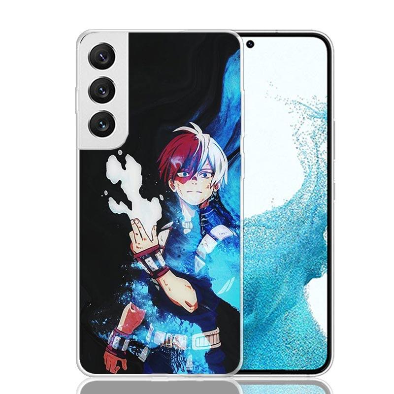 My Hero MHA Todoroki Shoto Phone Case For Samsung Galaxy S26 S25 Edge S24 S23 FE S22 Ultra S21 Plus S20 + Fundas Cover Coque Gal