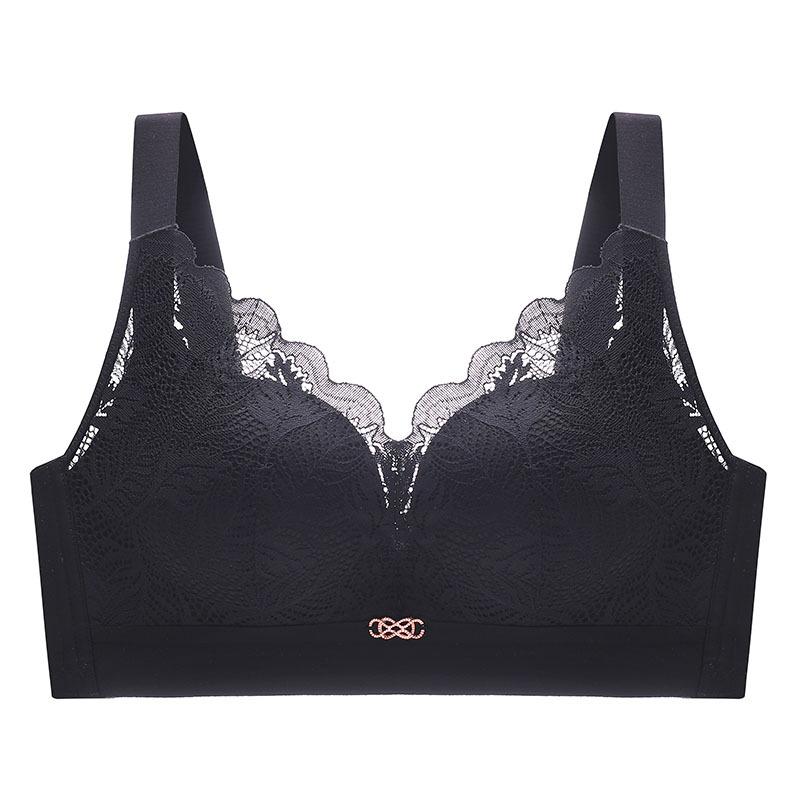 Thin Bra Lace Adjustable Lingerie for Women Feminine Gathering Bra Push Up Bra