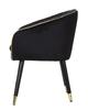 Sessel Paris Schwarz Gold Cm 62X58X78