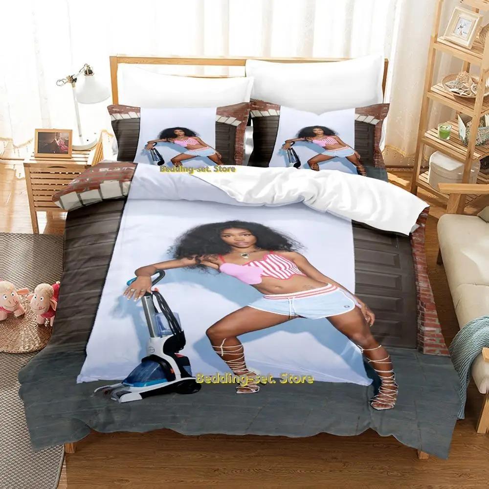 Popular SZA Bedding Set Single Twin Full Queen King Size Bed Set Adult Kid Bedroom Duvetcover Sets Anime parure de lit Bed