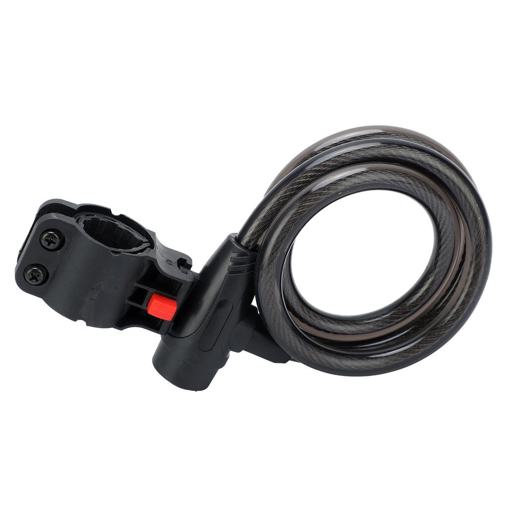 Fahrrad Diebstahlsicherung Spiralstahlkabel Kombinations-Sicherheitsschloss Radfahren Schutzschloss