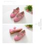 Kids' Leather Princess Shoes - Sizes 3-6: White & Black