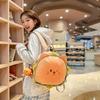 New Soft Cute Creative Cartoon Hamburger School Bags Fluffy Plush High Value Children's Small Backpack Lovely Teenager Girl Book Bags with Toy Pendant