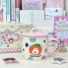 Cute cute pet cat mug girls high-value ceramic cup with lid girls girlfriends practical birthday gift