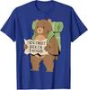 Foxtrot Delta Tango Bear Graphic Tee Unisexs Breathable Cotton Round Neck TShirt