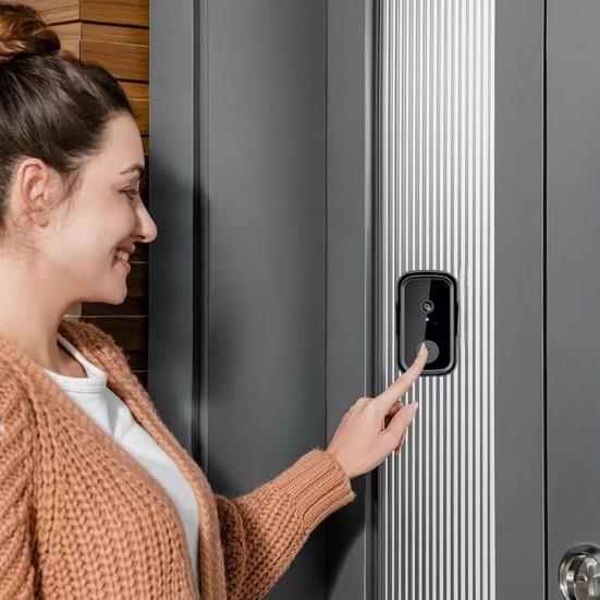 Wireless Smart Doorbell with Camera 1080P Video & Night Vision Doorbell 120 Degrees Wide