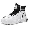 Martin boots British style men's thick-soled wear-resistant trend tooling shoes autumn and winter new men's high-top outdoor short boots