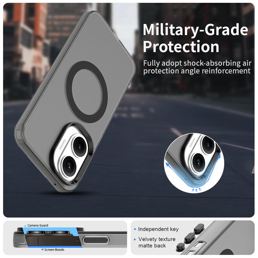 Magnetic Wireless Charging Case For Xiaomi Poco F7 5G Cover Candy Colors Transparent Back Shell Fundas Coque